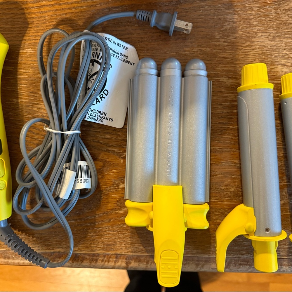Dry bar “mixologist interchangeable styling curling iron”